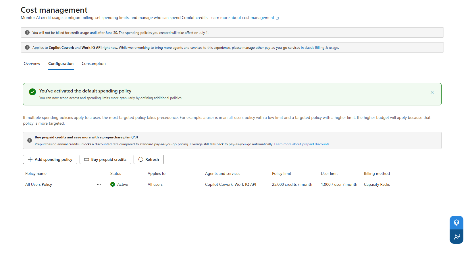 Attaching a policy to a security group